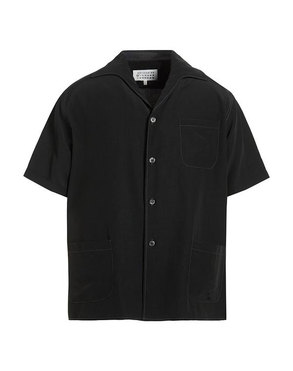 マルタンマルジェラ メンズ トップス シャツ MAISON MARGIELA 無地シャツ Black ブラック