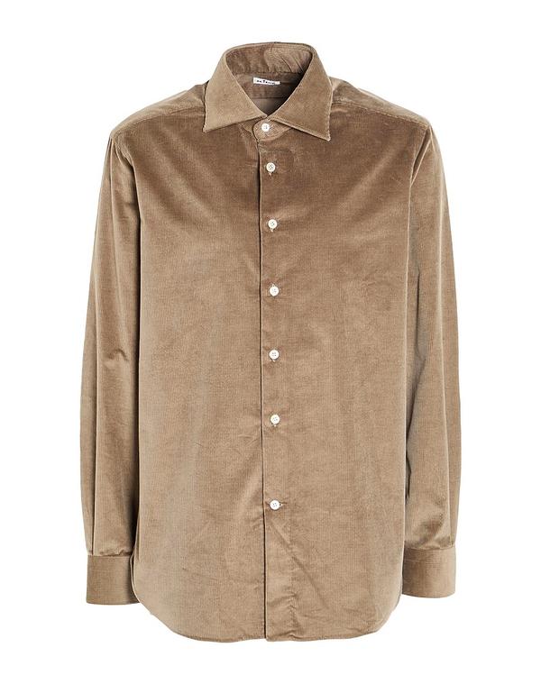 キートン メンズ トップス シャツ KITON 無地シャツ Military Green グリーン 63,140円