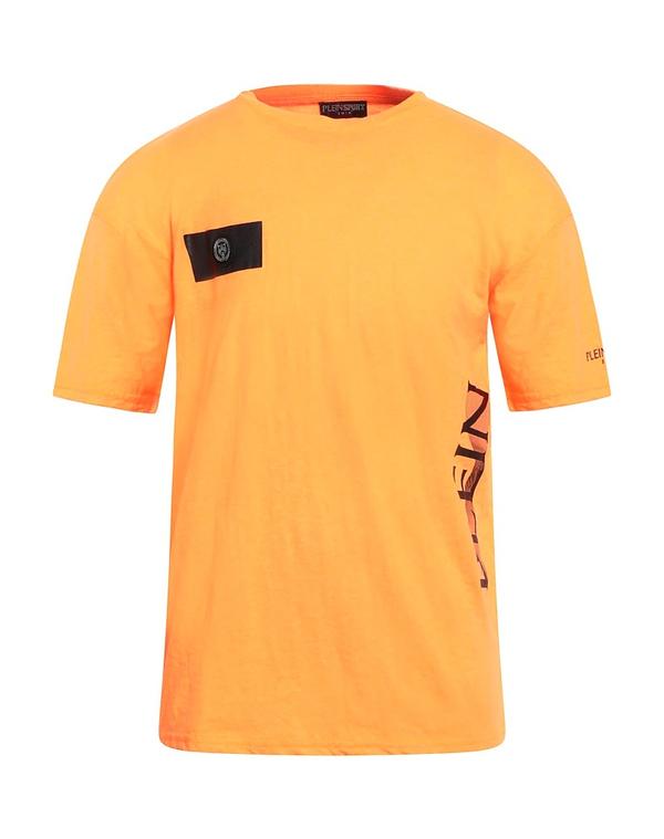 プレイン スポーツ メンズ トップス Tシャツ PLEIN SPORT Ｔシャツ Orange オレンジ