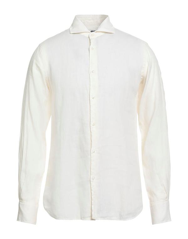 フェデーリ メンズ トップス シャツ FEDELI 無地シャツ Off White オフホワイト