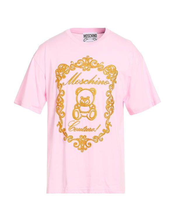 モスキーノ メンズ トップス Tシャツ MOSCHINO Ｔシャツ Pink ピンク