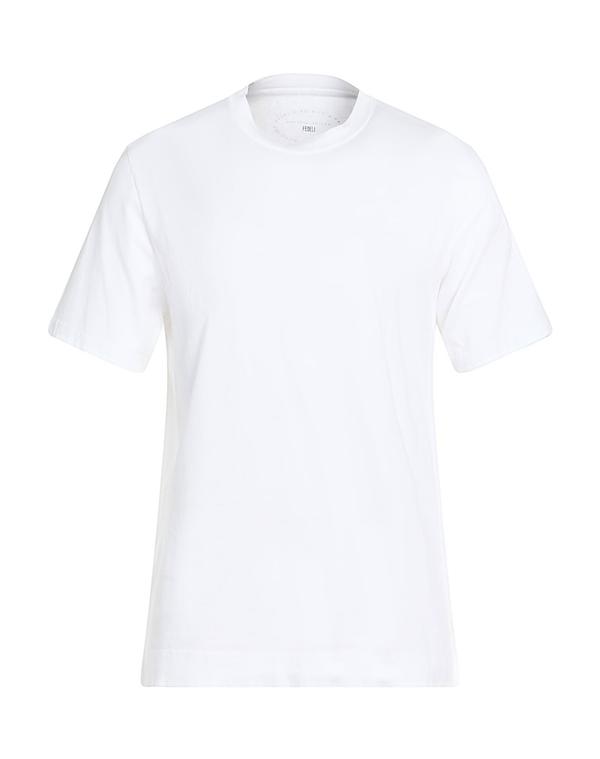 フェデーリ メンズ トップス Tシャツ FEDELI ベーシック Tシャツ White ホワイト