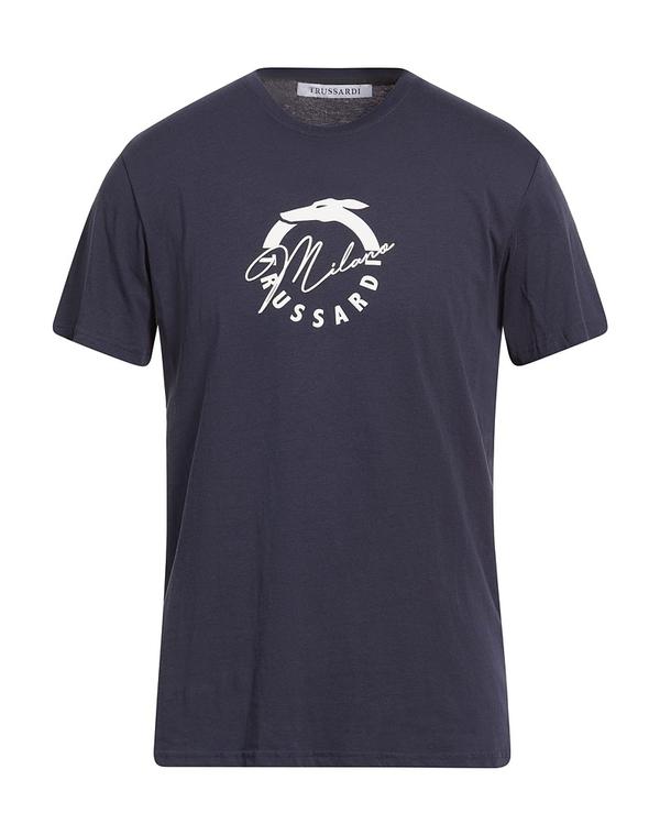 トラサルディ メンズ トップス プルオーバー TRUSSARDI Ｔシャツ Midnight Blue 青色