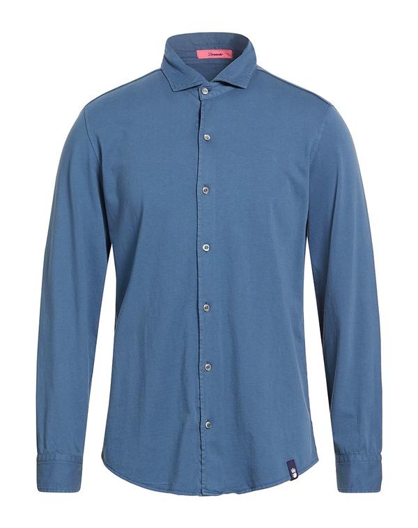 ドルモア メンズ トップス プルオーバー DRUMOHR 無地プルオーバー Blue Gray 薄墨色