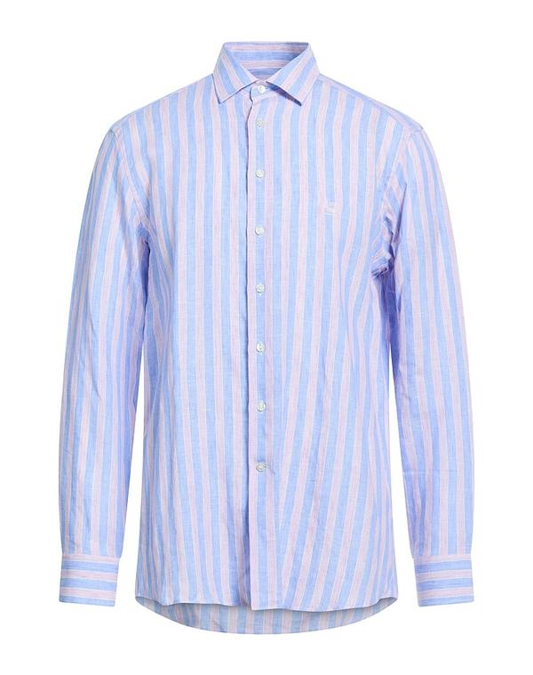 エトロ メンズ トップス シャツ ETRO リネンシャツ Sky Blue ブルー