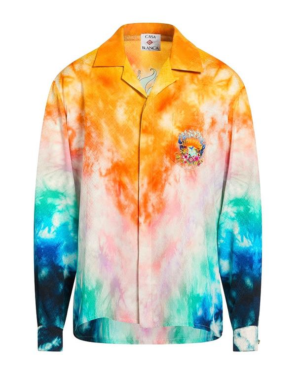 カサブランカ メンズ トップス シャツ CASABLANCA シャツ Orange オレンジ