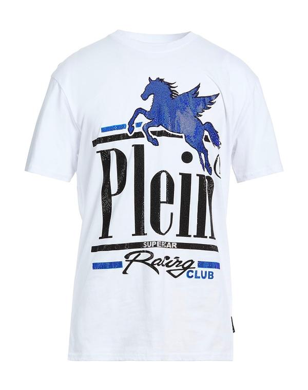 フィリッププレイン メンズ トップス Tシャツ PHILIPPLEIN Ｔシャツ White ホワイト 108,790円
