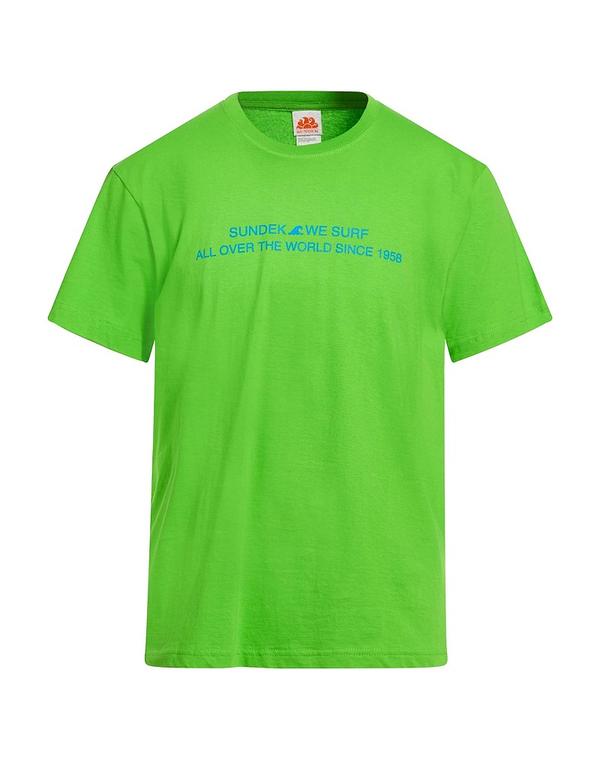 サンデッキ メンズ トップス Tシャツ SUNDEK Ｔシャツ Light Green グリーン