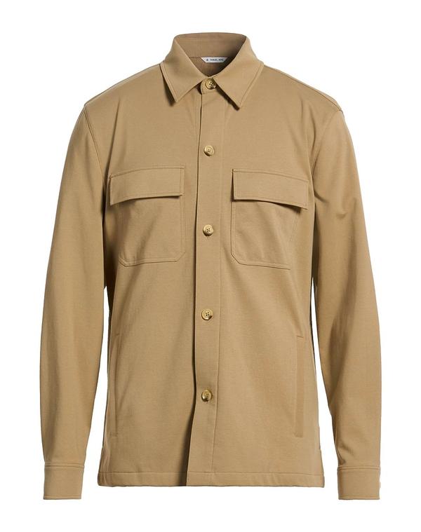 マニュエル リッツ メンズ トップス シャツ MANUEL RITZ 無地シャツ Sand サンド