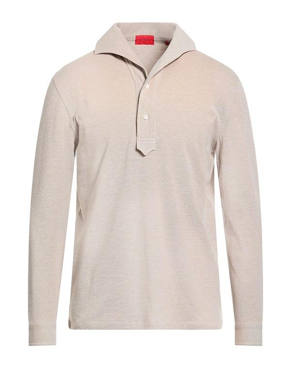 イザイア メンズ トップス ポロシャツ ISAIA ポロシャツ Beige ベージュ