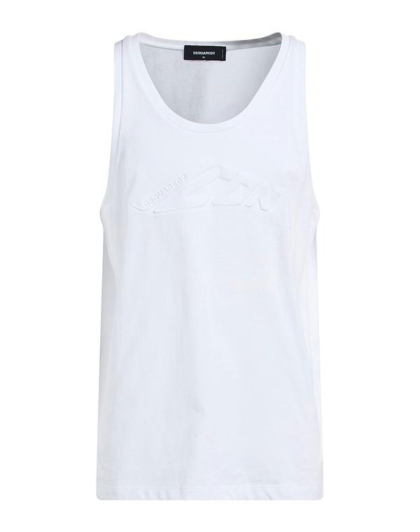 ディースクエアード メンズ トップス シャツ DSQUARED2 タンクトップ White ホワイト
