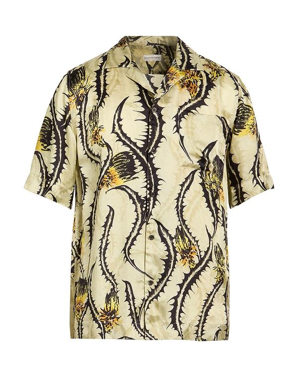 ドリス・ヴァン・ノッテン メンズ トップス シャツ DRIES VANOTEN 柄入りシャツ Khaki カーキ 97,790円