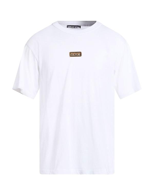 ヴェルサーチ メンズ トップス Tシャツ VERSACE JEANS COUTURE Ｔシャツ White ホワイト