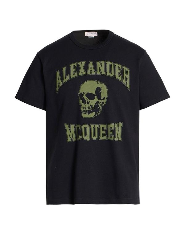 マックイーン メンズ トップス Tシャツ MCQUEEN Ｔシャツ Black ブラック
