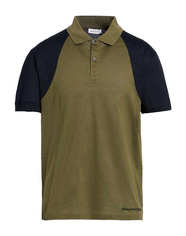 マックイーン メンズ トップス ポロシャツ MCQUEEN ポロシャツ Military Green グリーン 68,640円