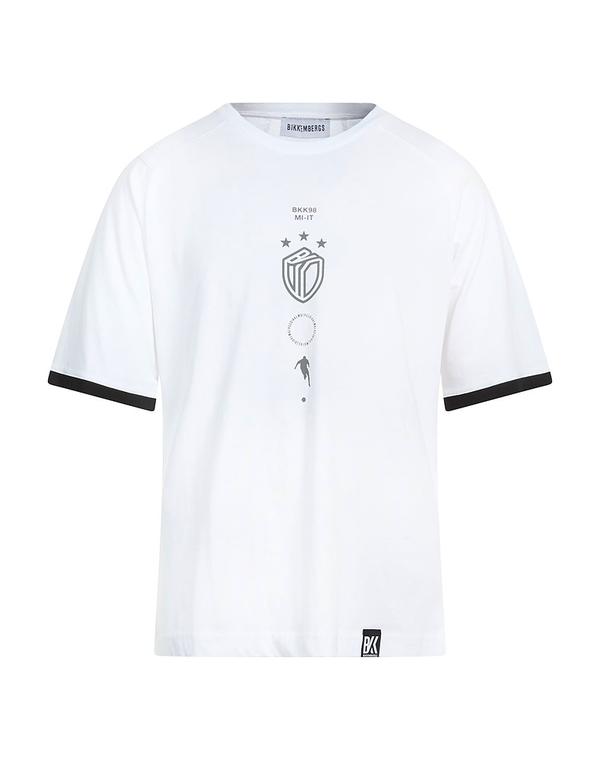 ビッケンバーグス メンズ トップス Tシャツ BIKKEMBERGS Ｔシャツ White ホワイト