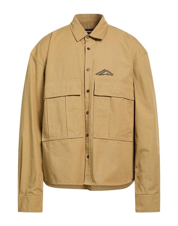 ディースクエアード メンズ トップス シャツ DSQUARED2 無地シャツ Beige ベージュ