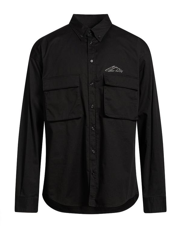 ディースクエアード メンズ トップス シャツ DSQUARED2 無地シャツ Black ブラック 70,290円