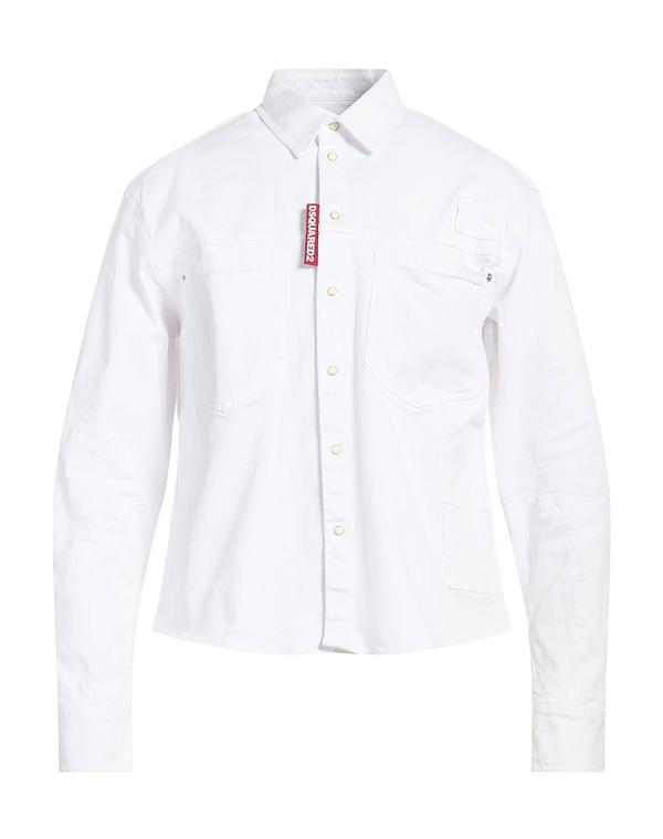 ディースクエアード メンズ トップス シャツ DSQUARED2 デニムシャツ White ホワイト