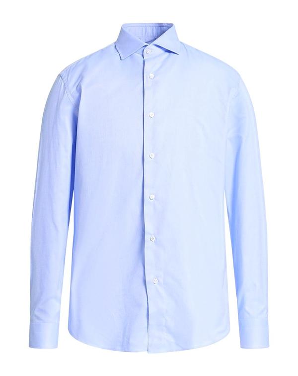 カルーゾ メンズ トップス シャツ CARUSO 無地シャツ Light Blue ブルー