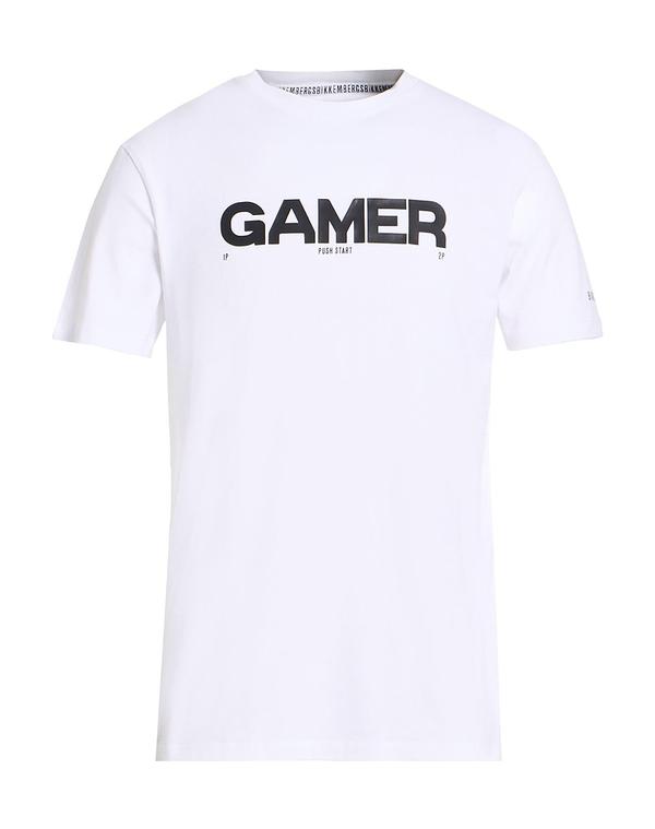 ビッケンバーグス メンズ トップス Tシャツ BIKKEMBERGS Ｔシャツ White ホワイト