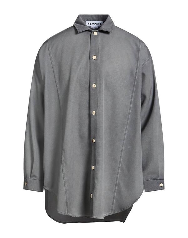 スンネイ メンズ トップス シャツ SUNNEI 無地シャツ Gray グレー 71,390円