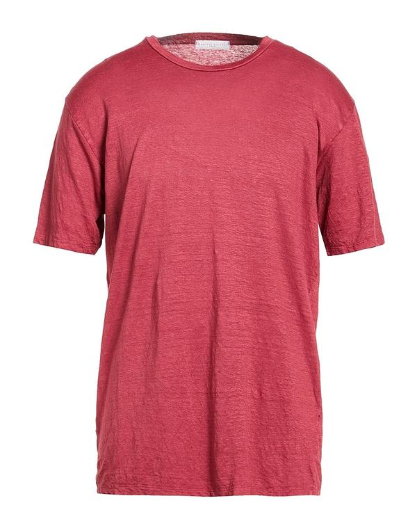 ダニエル フィエゾリ メンズ トップス Tシャツ DANIELE FIESOLI ベーシック Tシャツ Burgundy バーガンディ
