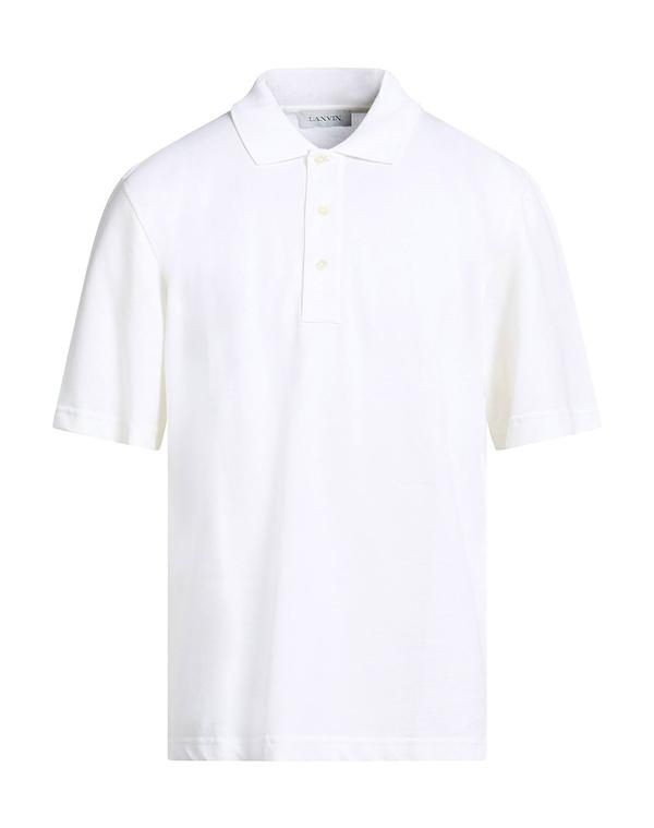 ランバン メンズ トップス ポロシャツ LANVIN ポロシャツ Off White オフホワイト