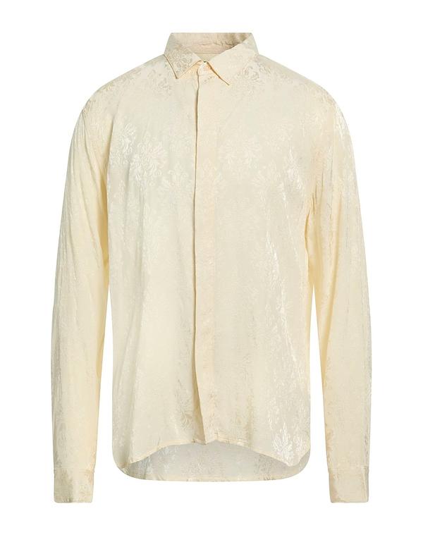 ジョンバルベイトス メンズ トップス シャツ JOHN VARVATOS 無地シャツ Ivory アイボリー