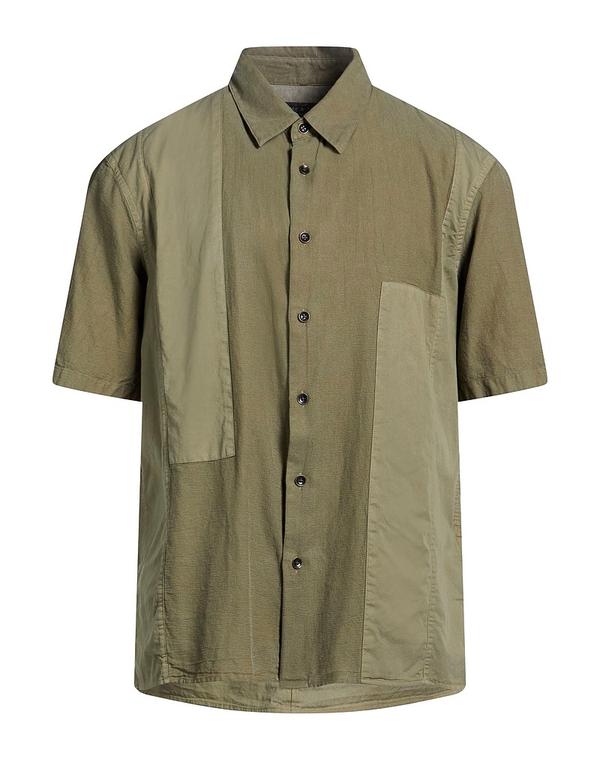 ラグアンドボーン メンズ トップス シャツ RAG & BONE 無地シャツ Military Green グリーン