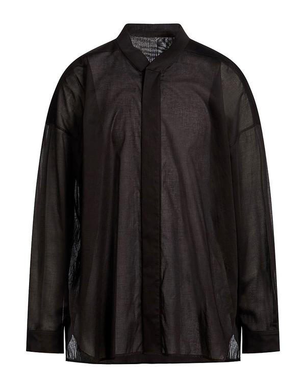 リックオウエンス メンズ トップス シャツ RICK OWENS 無地シャツ Black ブラック
