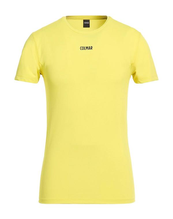 コルマール メンズ トップス Tシャツ COLMAR ベーシック Tシャツ Yellow イエロー|ReVida 店