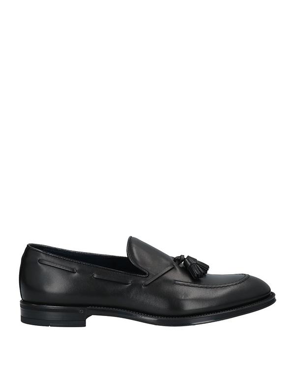 ドンカルズ メンズ シューズ スリッポン・ローファー DOUCAL\u0027S モカシン Black 黒いこと ローファー-メンズ靴
