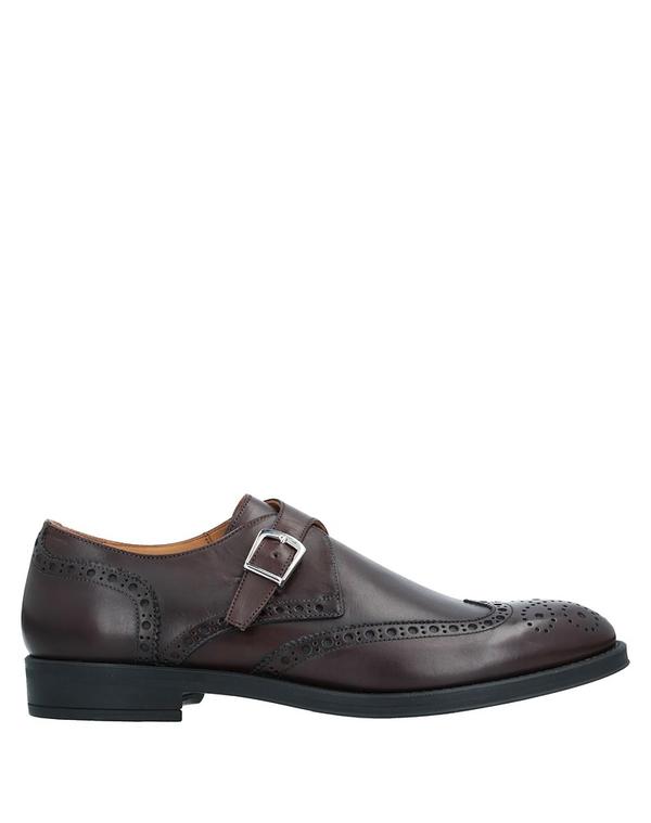 ストール・マンテラッシ メンズ シューズ スリッポン・ローファー SUTOR MANTELLASSI モカシン Dark Brown 赤銅色