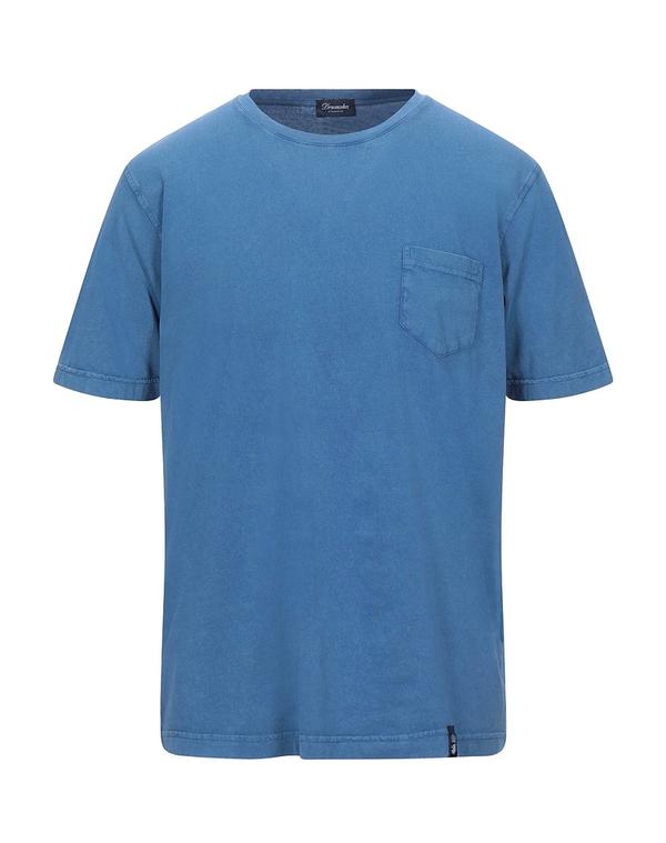 ドルモア メンズ トップス Tシャツ DRUMOHR Ｔシャツ Blue Gray グレー
