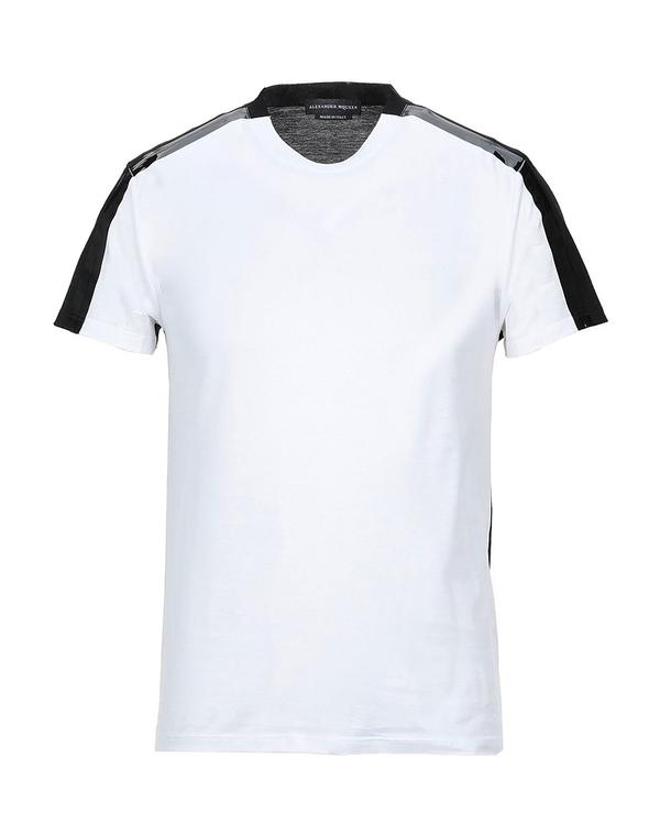 マックイーン メンズ トップス プルオーバー MCQUEEN Ｔシャツ White 白いこと