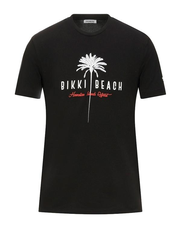 ビッケンバーグス メンズ トップス Tシャツ BIKKEMBERGS Ｔシャツ Black ブラック｜ReVida 店