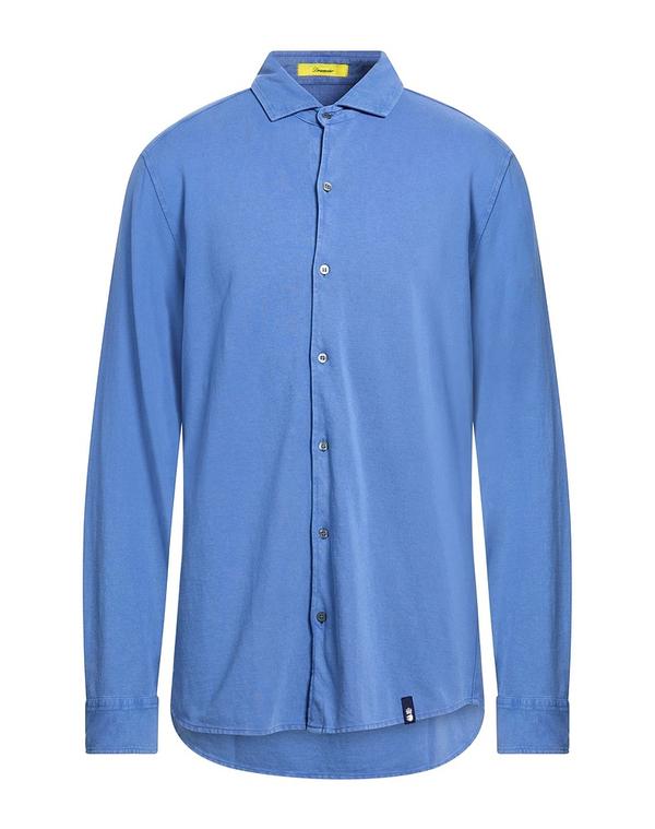 ドルモア メンズ トップス シャツ DRUMOHR 無地シャツ Pastel Blue ブルー|ReVida 店