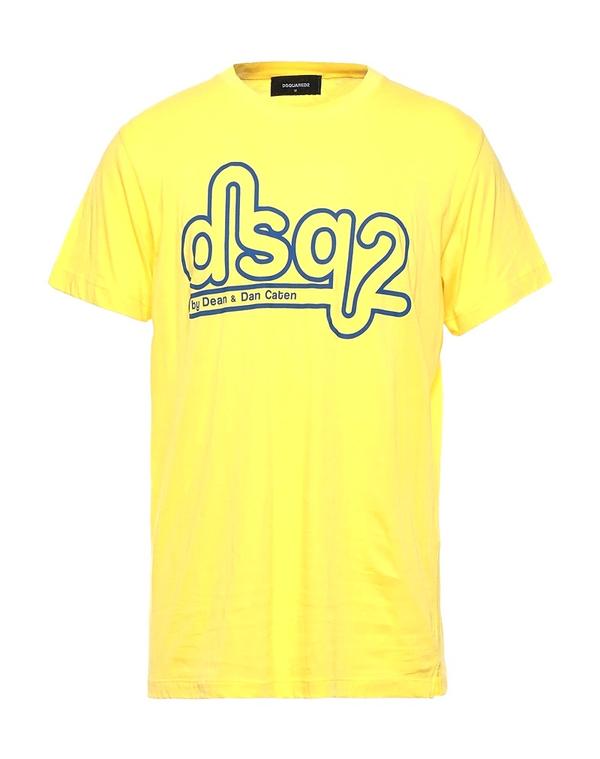 ディースクエアード メンズ トップス Tシャツ DSQUARED2 Ｔシャツ Yellow イエロー