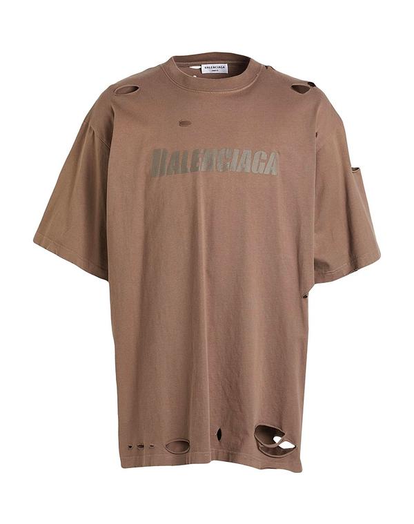バレンシアガ メンズ トップス プルオーバー BALENCIAGA Ｔシャツ Taupe トープ