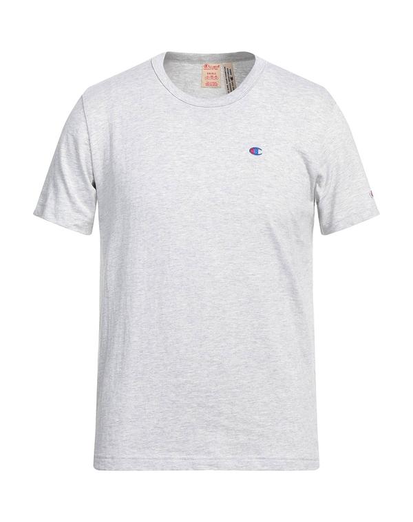 チャンピオン メンズ トップス Tシャツ CHAMPION ベーシック Tシャツ Light Gray グレー