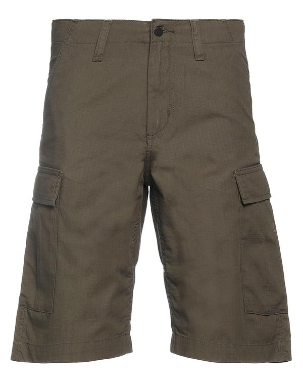 カーハート メンズ ボトムス ハーフパンツ・ショーツ CARHARTT WIP ショートパンツ＆バミューダパンツ Military Green グリーン