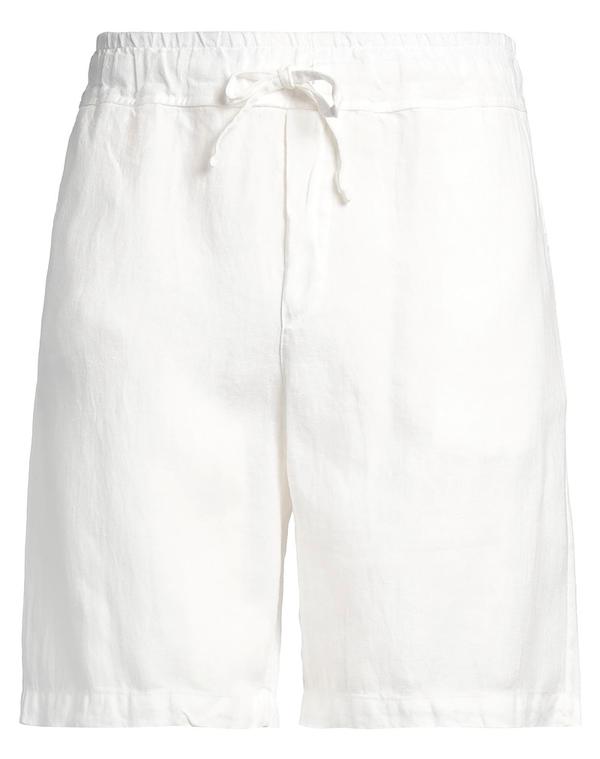 クロスリー メンズ ボトムス ハーフパンツ・ショーツ CROSSLEY ショートパンツ＆バミューダパンツ White ホワイト