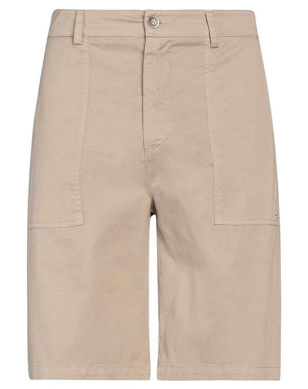 ダニエレ アレッサンドリー二 メンズ ボトムス ハーフパンツ・ショーツ DANIELE ALESSANDRINI HOMME ショートパンツ＆バミューダパンツ Beige ベージュ