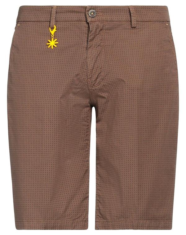 マニュエル リッツ メンズ ボトムス ハーフパンツ・ショーツ MANUEL RITZ ショートパンツ＆バミューダパンツ Brown ブラウン