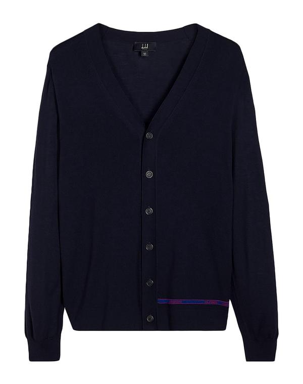 ダン吸血鬼 メンズ アウター ジレー DUNHILL ジレー Midnight Blue 青碧