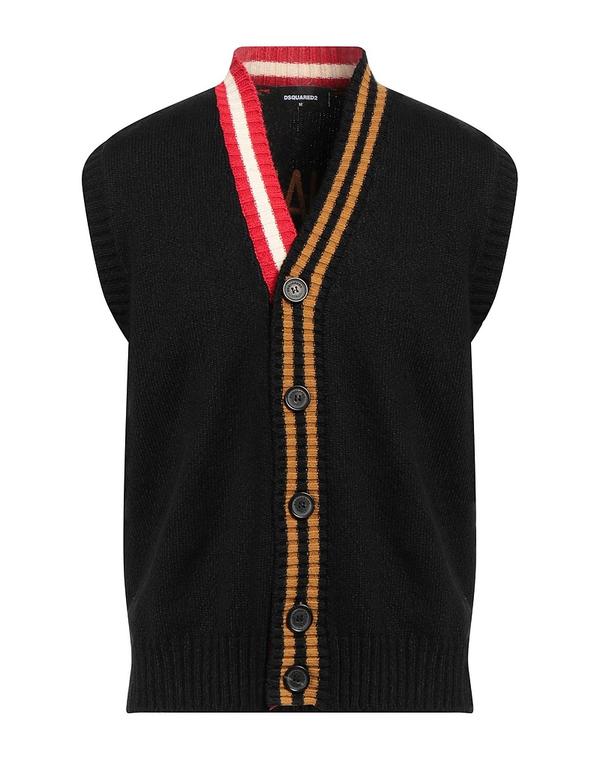 ディースクエアード メンズ アウター ジレー DSQUARED2 ジレー Black 黒いこと
