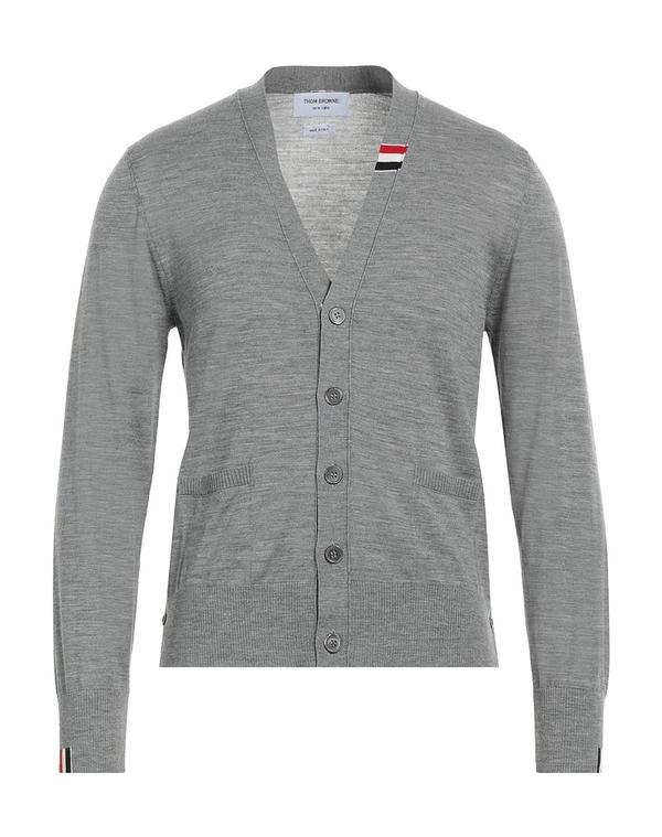 トムブラウン メンズ アウター カーディガン THOM BROWNE カーディガン Gray グレー