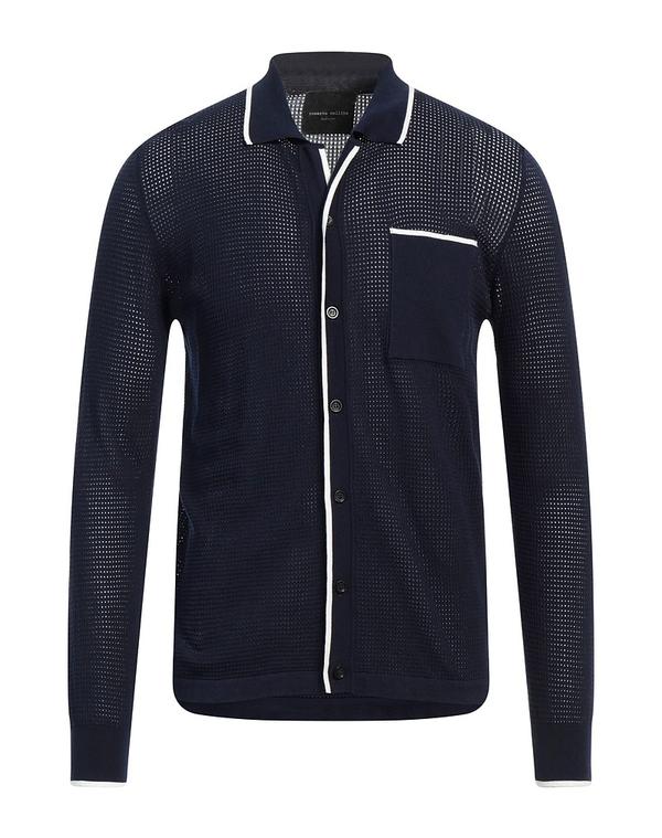 ロベルトコリーナ メンズ アウター ジレー ROBERTO COLLINA ジレー Navy 米国海軍