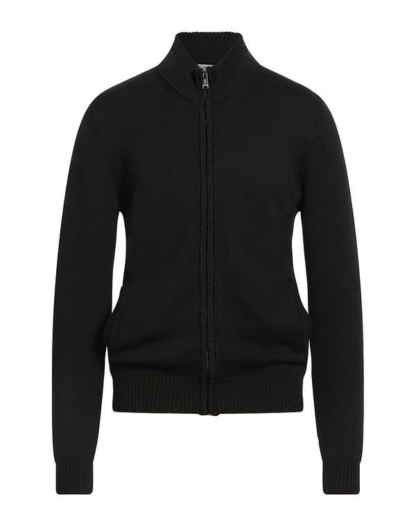 クロスリー メンズ アウター カーディガン CROSSLEY ファスナー付きニット Black ブラック｜ReVida 店